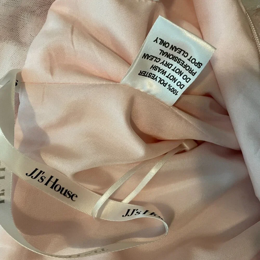 JJ'S HOUSE,  Size 0, short, LIGHT PINK, SEQUIN, HOMECOMING, PRINCESS DRESS - Picture 15 of 15